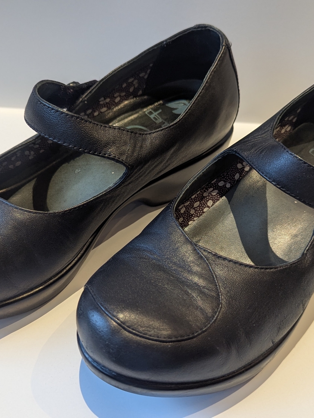Dansko Black Mary Jane Comfort Loafers - Picture 2 of 9